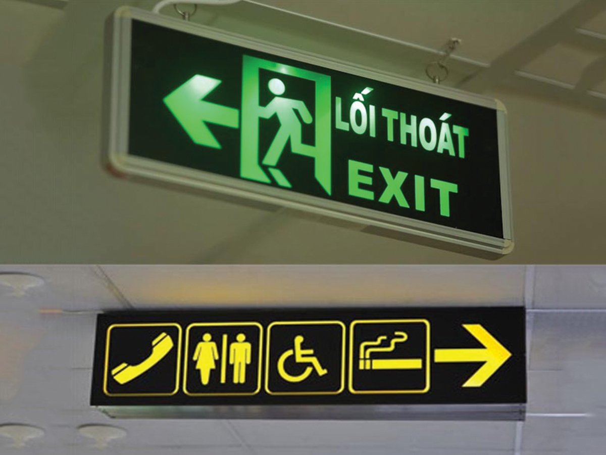 Biển Chỉ Dẫn mẫu 1