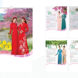 Lịch lò xo treo tường